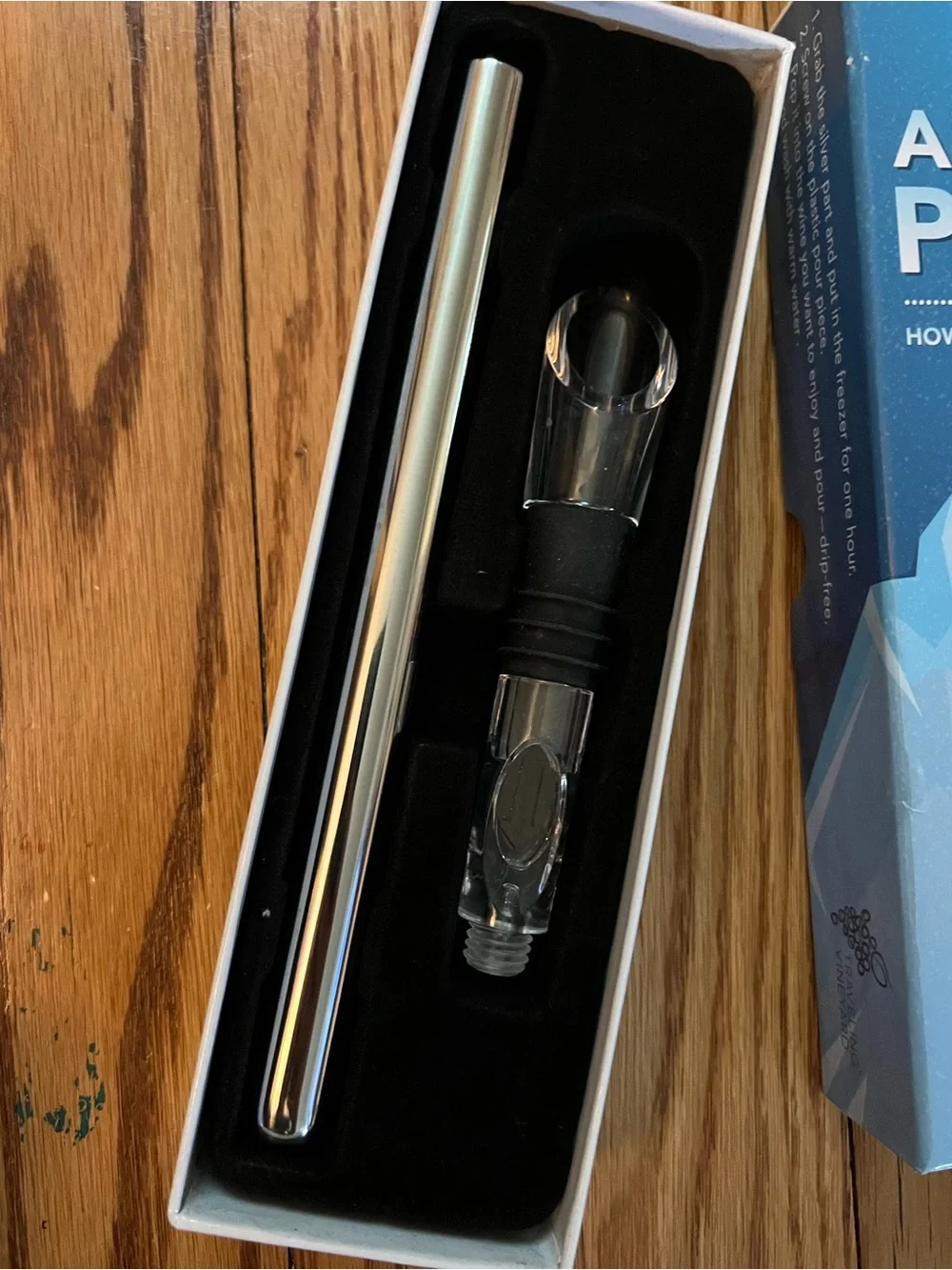 Stainless Steel Wine Chiller Rod - Silver